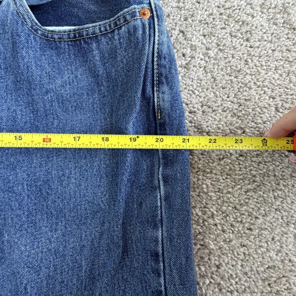 Levis 550 Jeans Mens 38x30 Medium Wash Blue Denim Relaxed Tapered Pants Casual